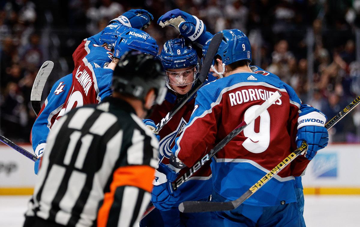 Colorado Avalanche | Vegas Golden Knights so si priigrali izenačenje proti Winnipegu. | Foto Reuters