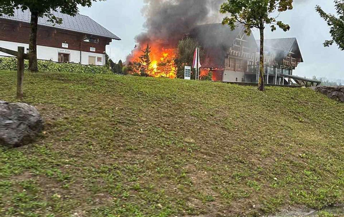 Smlednik | Šlo je za požar večjega obsega. Gasilcem ga je uspelo pogasiti, poteka sanacija pogorišča.  | Foto Bralec