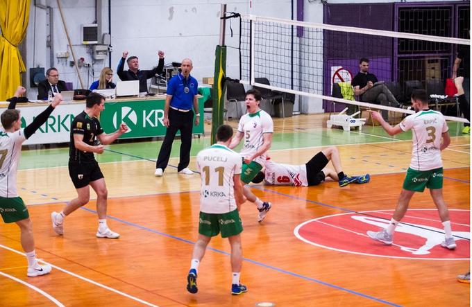 Krkaši so za točko prehiteli GEN-I Volley. A varni še niso. | Foto: MOK Krka