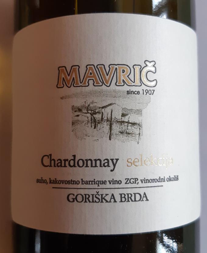 Mavrič chardonnay | Foto: 