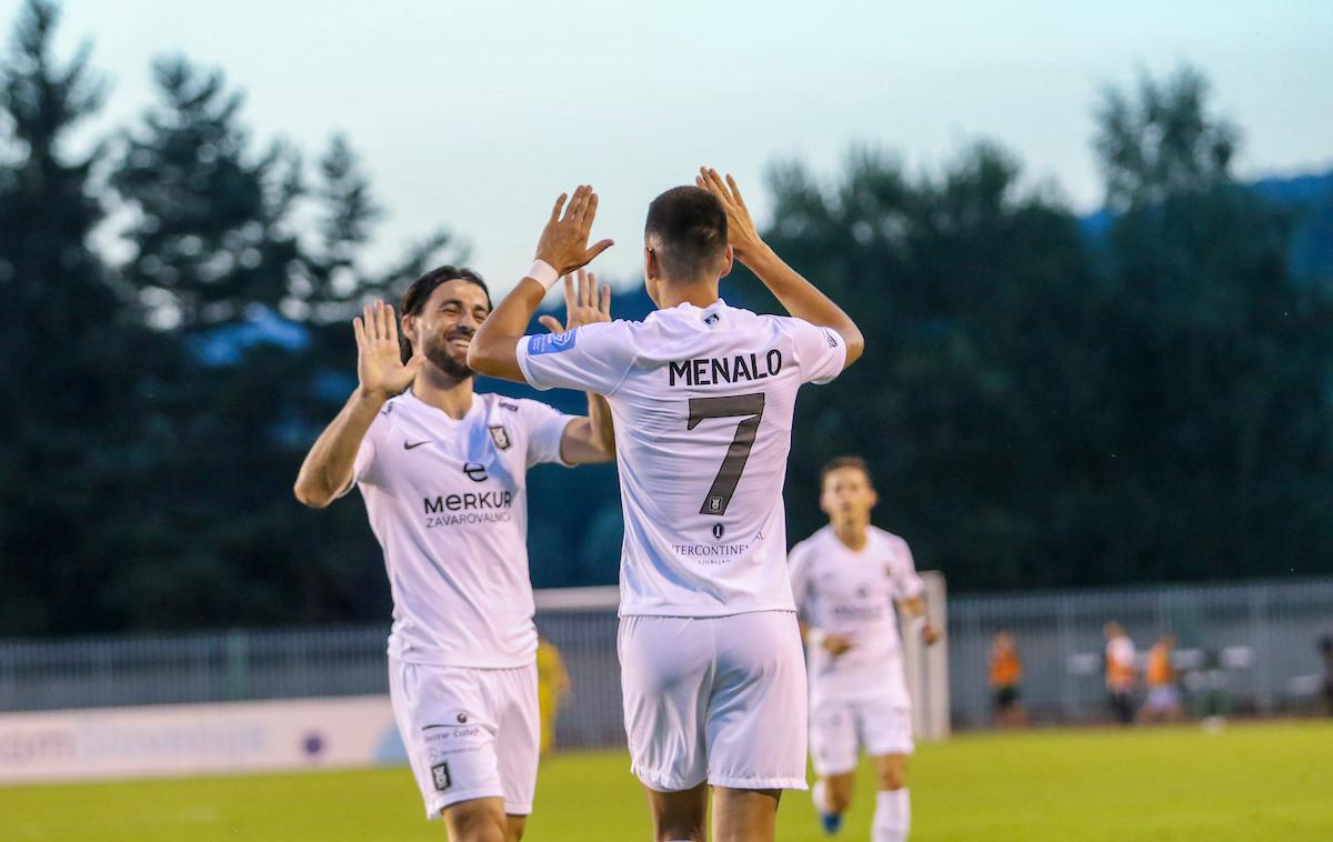 NK Rudar Velenje NK Olimpija | Olimpija je slavila v Velenju. | Foto Jurij Vodušek/Sportida