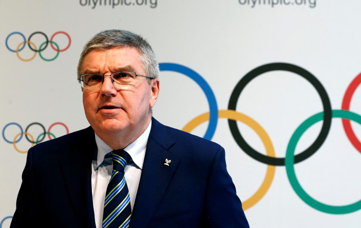 MOK Thomas Bach | Predsednik Mednarodnega olimpijskega komiteja Thomas Bach bo prek telefonske konference mednarodne organizacije, nacionalne komiteje in športnike seznanil s trenutnim položajem, ki je posledica pandemije novega koronavirusa, govorili pa bodo tudi o kvalifikacijah za OI. | Foto Reuters