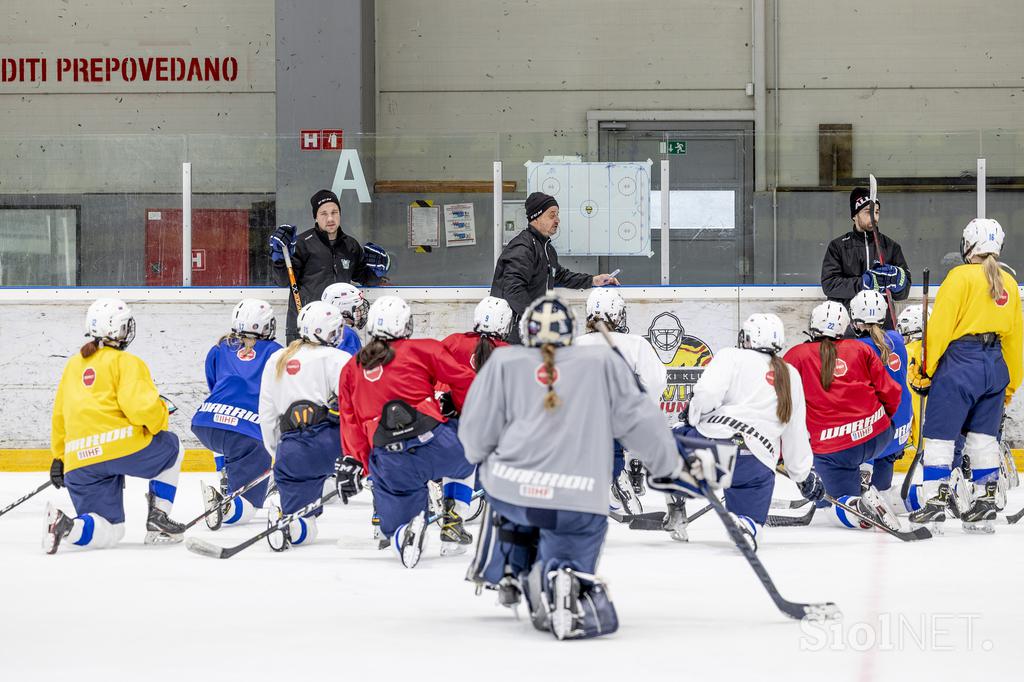 Trening ženske hokejske reprezentance