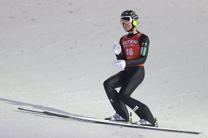 Anže Lanišek | Anže Lanišek je vodil po prvi seriji tekme za svetovni pokal na Finskem, nato pa zaostal le za japonskim asom Rjojujem Kobajašijem. | Foto Guliverimage