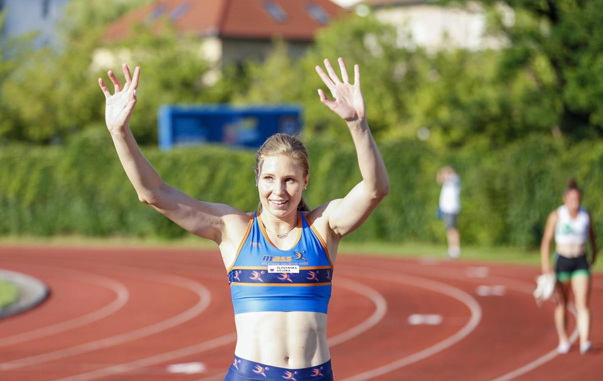 Maja Mihalinec | Maja Mihalinec je bila pričakovano brez konkurence v teku na 100 metrov. | Foto Peter Kastelic/AZS