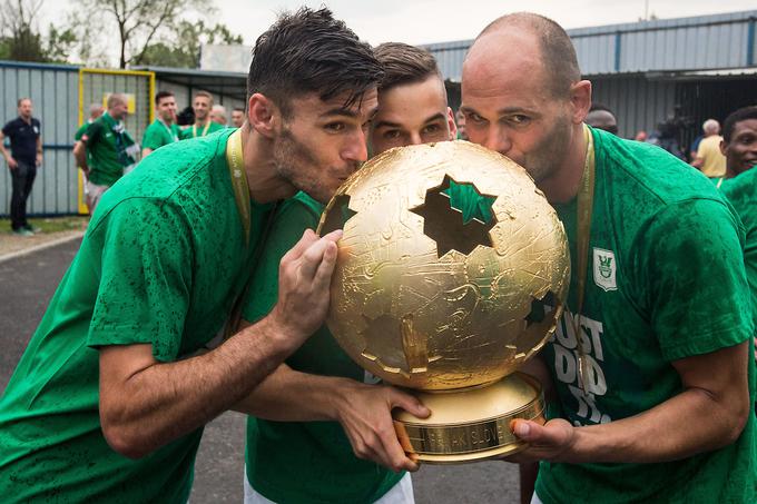 Odkar se je preselil v Ljubljano, je z Olimpijo osvojil že dva naslova slovenskih prvakov. | Foto: Vid Ponikvar