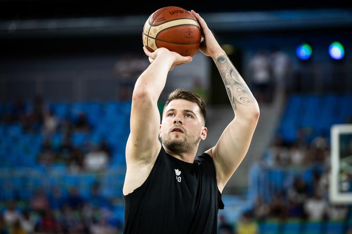 slovenska košarkarska reprezentanca Hrvaška, Luka Dončić | Luka Dončić se je v Parizu v pogovoru za Marco dotaknil različnih tem, tako sezone v NBA kot reprezentance, pa tudi kolesarstva. | Foto Vid Ponikvar/Sportida