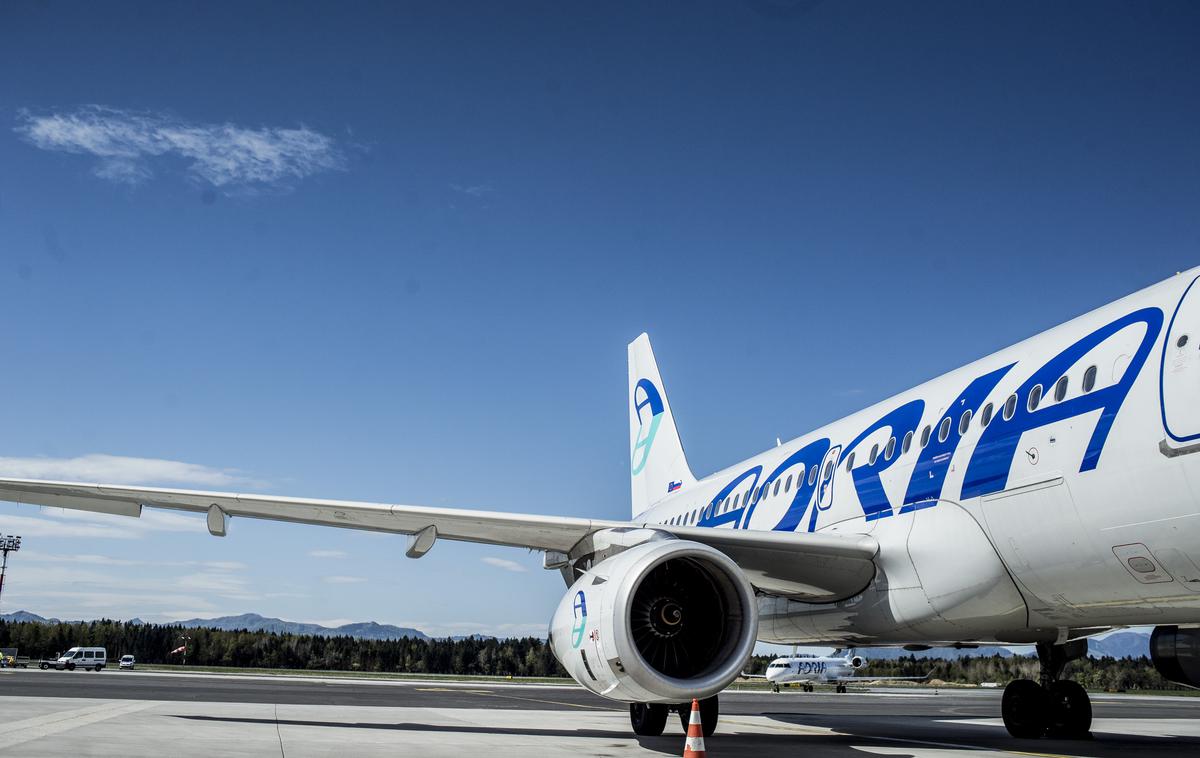 Adria Airways | Nad Adrio Airways se spet zgrinjajo črni oblaki, nekateri ji napovedujejo celo stečaj. | Foto Klemen Korenjak