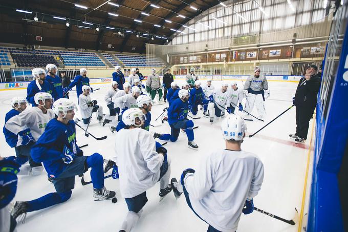 Reprezentanca je po današnjem treningu odpotovala na Madžarsko, kjer bo v sredo in četrtek odigrala dve pripravljalni srečanji. Po teh bo znana končna postava za prvenstvo. | Foto: Grega Valančič/Sportida