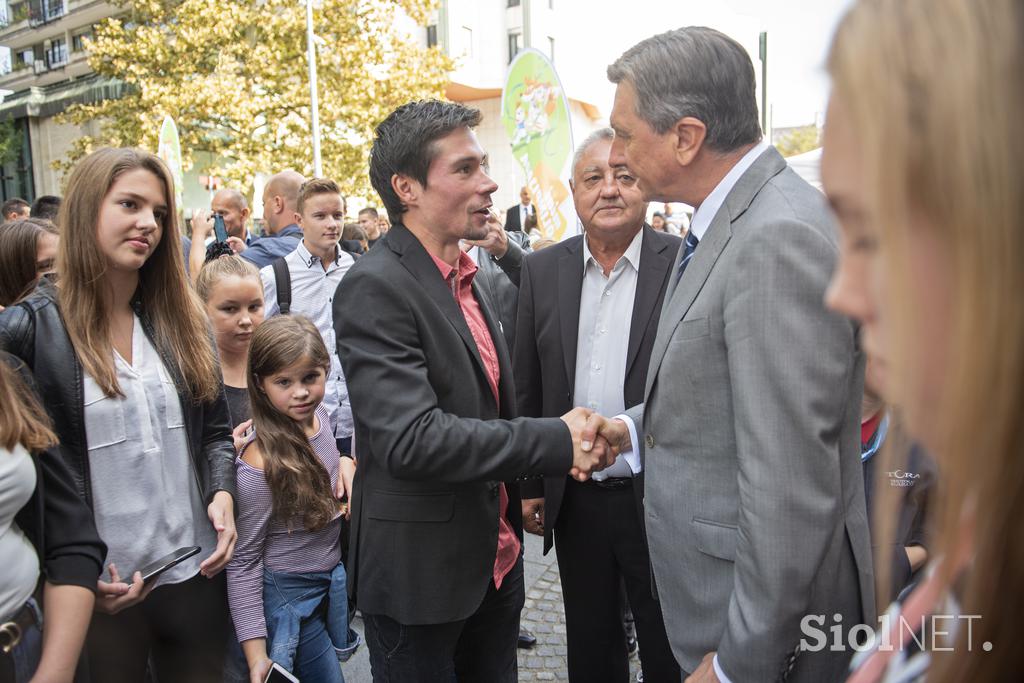 Sprejem Borut Pahor