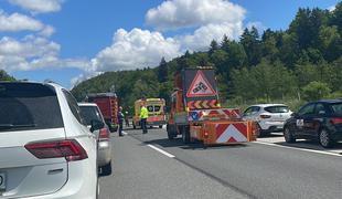 Štajerska avtocesta je ponovno odprta. Ostaja zastoj.