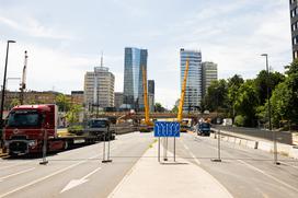 železniški nadvoz, Dunajska cesta v Ljubljani