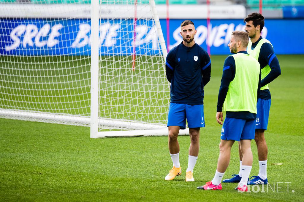 trening slovenske nogometne reprezentance, Stožice, San Marino