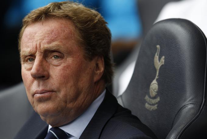 Redknapp je leta 2011 popeljal Tottenham med osem najboljših klubov v ligi prvakov, nato pa je bil resen kandidat za angleškega selektorja. Angleška nogometna zveza (FA) se ni odločila zanj, ampak odgovorno nalogo zaupala Royu Hodgsonu. | Foto: Reuters