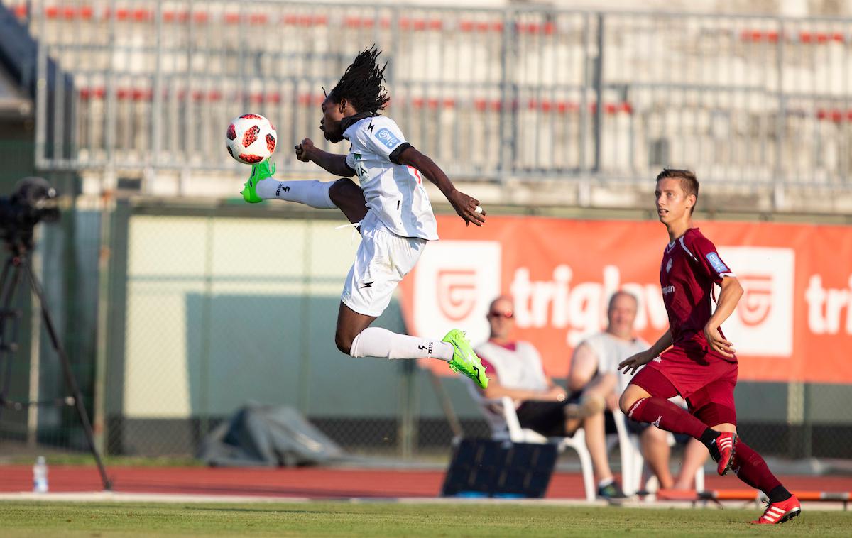 Ibrahim Mensah | Ibrahim Mensah se po dobrih dveh letih poslavlja od Slovenije in odhaja na Norveško. | Foto Urban Urbanc/Sportida