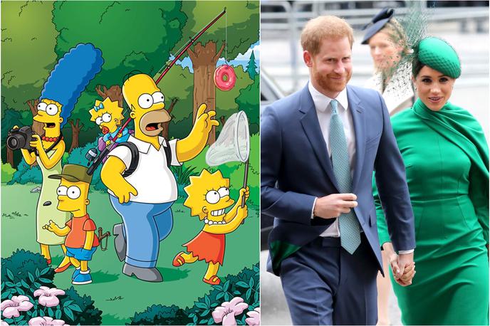 Simpsonovi Harry Meghan | Foto IMDb/Getty Images