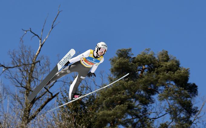 Nika Prevc je v izvrstni formi. | Foto: Reuters