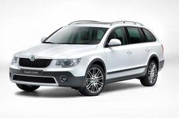 Škoda superb combi zdaj tudi v različici outdoor