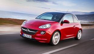 Opel adam z novim trivaljnikom in izpusti 99 gramov na kilometer