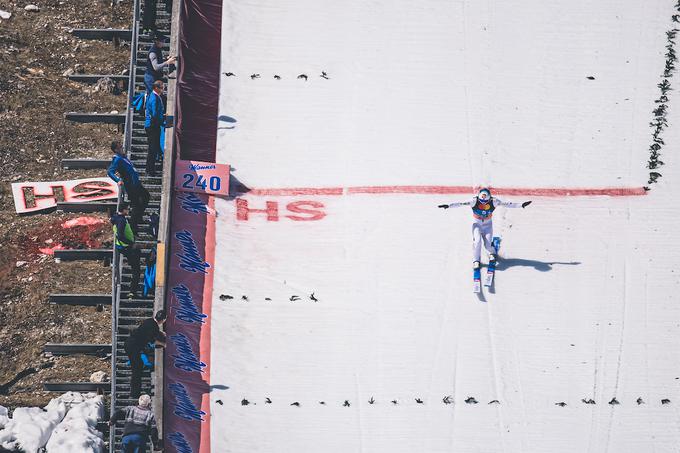 "Predvsem si želimo dobro pripraviti letalnico, želimo si varnih, dolgih skokov, rekord bi bil potem češnja na torti." | Foto: Grega Valančič/Sportida