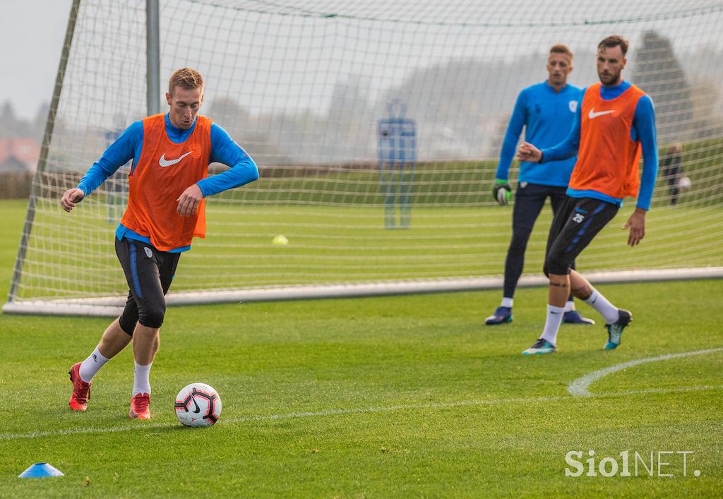 Slovenska nogometna reprezentanca Trening