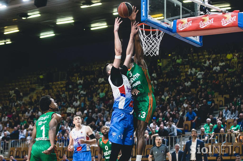 Liga ABA, četrtfinale: Cedevita Olimpija - Igokea, Tivoli