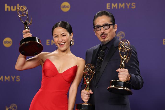 Podelitev nagrad emmy | Japonska igralca Anna Sawai in Hiroyuki Sanada sta prejela emmyja za najboljšo žensko in moško glavno vlogo. | Foto Reuters