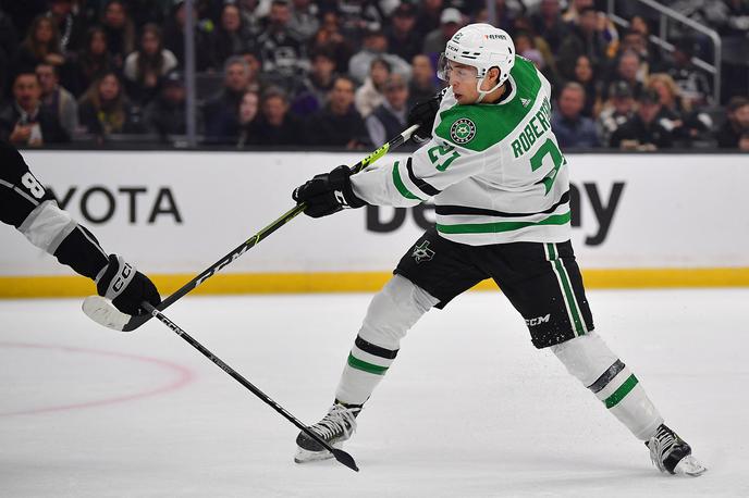 Dallas Stars Jason Robertson | Jason Robertson je dvakrat zadel v polno. | Foto Reuters