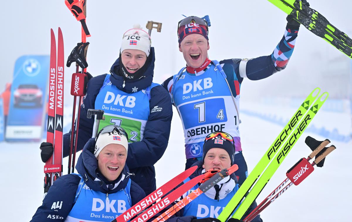 Norveška štafeta biatlon | Norvežani so bili v štafeti najhitrejši. | Foto Guliverimage