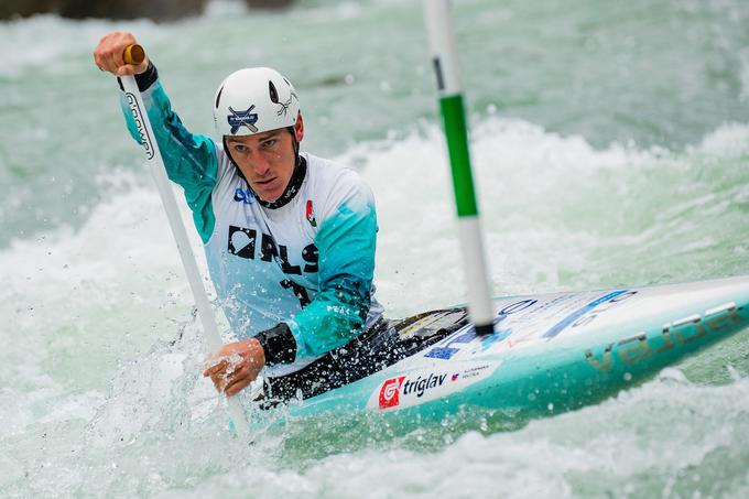 Luka Božič: "Zavedam se, da imam hudega konkurenta, ki je bil odličen na izbirnih tekmah, na katerih sem sam imel nekaj težav. " | Foto: Grega Valančič / Sportida