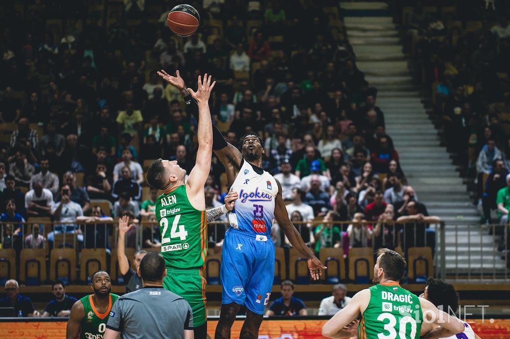 Liga ABA, četrtfinale: Cedevita Olimpija - Igokea, Tivoli