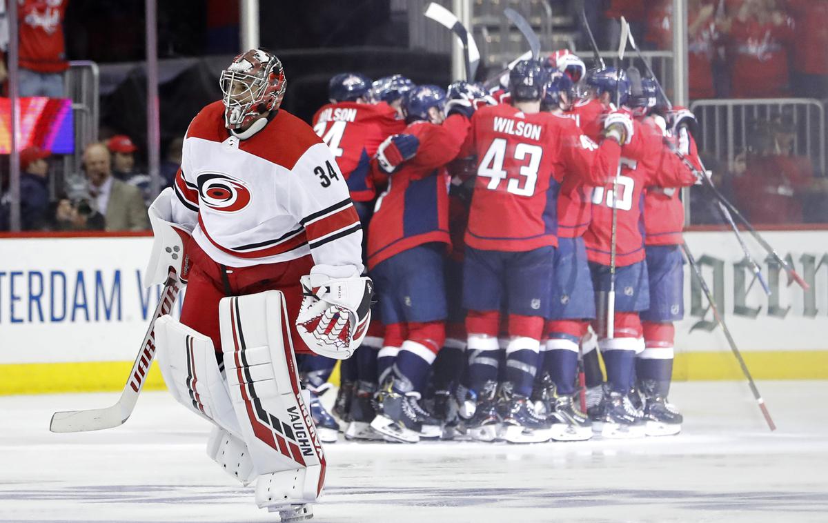 Washington Capitals | Hokejisti Washington Capitals so do druge zmage v seriji prišli po podaljšku. | Foto Reuters