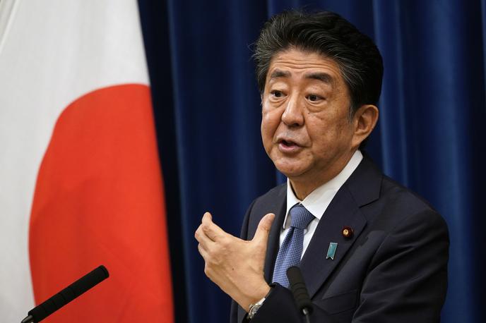 Shinzo Abe | Japonska vladajoča stranka izbira naslednika Shinza Abeja. | Foto Getty Images