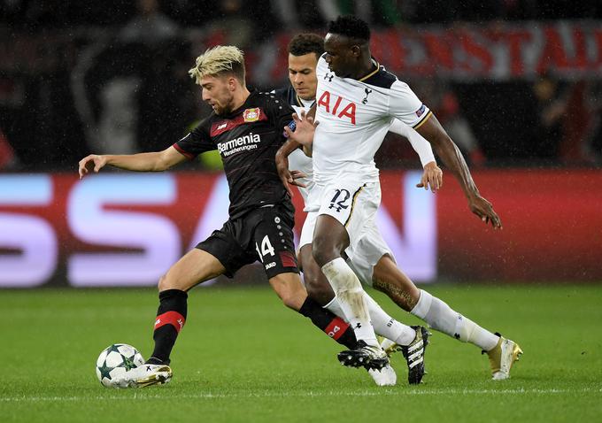 Kevin Kampl je bil med najbolj vidnimi posamezniki Bayerja na tekmi proti Tottenhamu v Leverkusnu. | Foto: Guliverimage/Getty Images