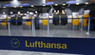 Lufthansa zaradi stavke odpovedala večino letov