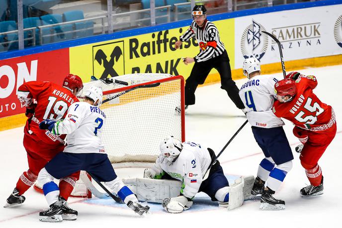 Belorusija Slovenija svetovno prvenstvo v hokeju SP 2019 | Slovenska reprezentanca je po tretjem porazu ostala brez možnosti napredovanja med elito. | Foto Matic Klanšek Velej/Sportida