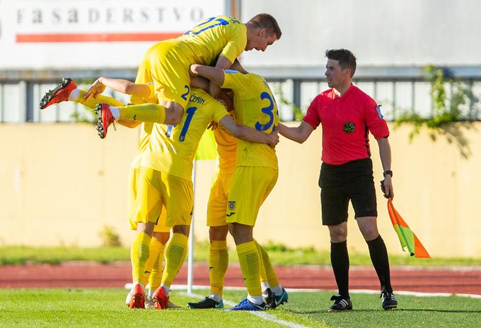 Domžalčani so se z zmago nad Gorico utrdili na tretjem mestu. | Foto: Vid Ponikvar