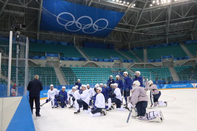 slovenska hokejska reprezentanca OI trening | Foto Hokejska zveza Slovenije