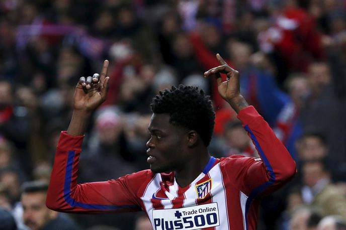 Thomas Partey Atletico | Ganec Thomas Partey je zapustil Atletico Madrid. Za 50 milijonov evrov ga je kupil Arsenal. | Foto Reuters