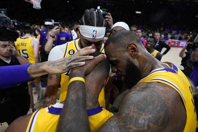 LeBron James in druščina so na koncu tesno dobili tekmo in povedli s 3:1 v zmagah. | Foto: Guliverimage/Vladimir Fedorenko