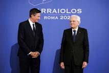 Borut Pahor in Sergio Mattarella