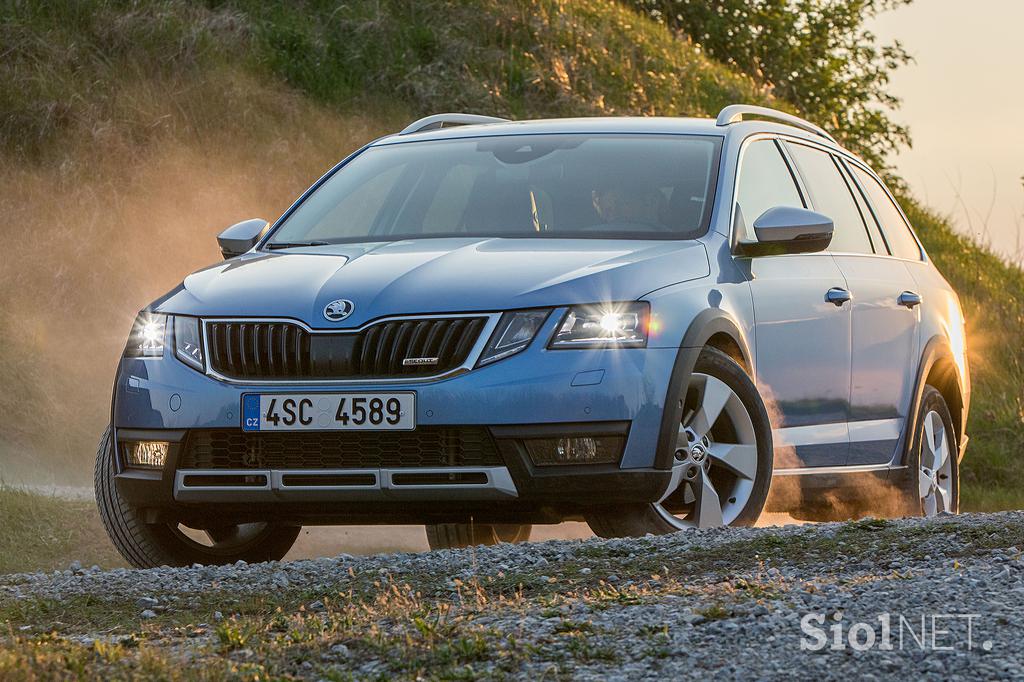 Škoda octavia scout - prva vožnja