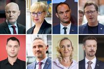 Anže Logar, Nataša Pirc Musar, Milan Brglez, Vladimir Prebilič, Miha Kordiš, Janez Cigler Kralj, Sabina Senčar, Gregor Bezenšek ml., predsedniški kandidati 2022