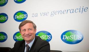 Erjavec zadovoljen z iztržkom stranke DeSUS