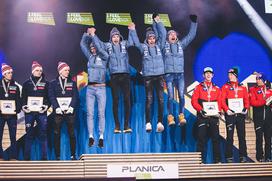 Kranjska Gora, podelitev medalj s SP v Planici