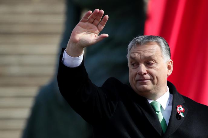 Viktor Orban | Članstvo stranke Fidesz Viktorja Orbana je zamrznjeno, dokler posebni ocenjevalni odbor ne pripravi poročila o stanju.  | Foto Reuters