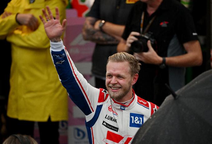 V petek v Braziliji na kvalifikacijah Kevin Magnussen prvi, Mick Schumacher pa zadnji. | Foto: Reuters