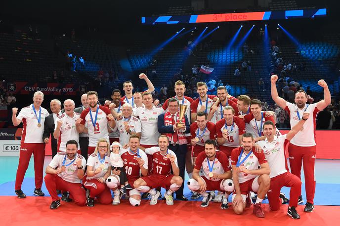 Poljska odbojka | Poljaki so v boju za bron s 3:0 premagali Francoze, ki so doma ostali brez odličja. | Foto CEV