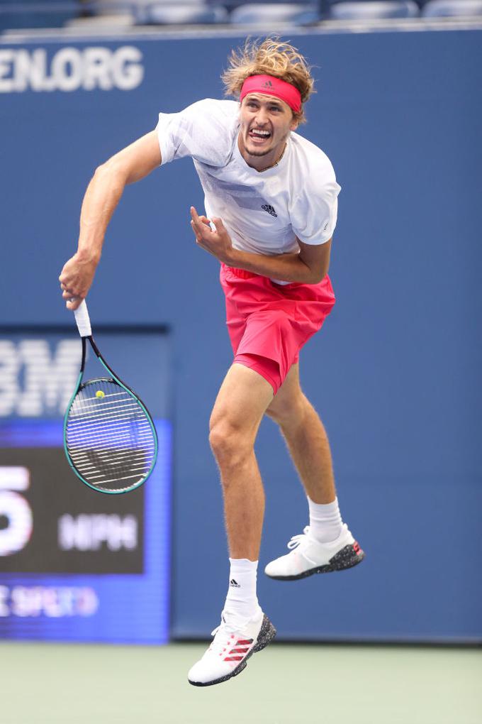 Aleksander Zverev je dominiral v prvih dveh nizih. | Foto: Gulliver/Getty Images