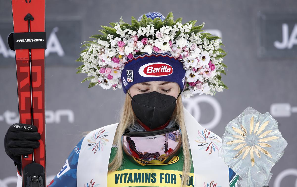 Mikaela Shiffrin | Mikaela Shiffrin je premagala domačo adutinjo, vodilno slalomistko sezone Petro Vlhovo. | Foto Guliverimage